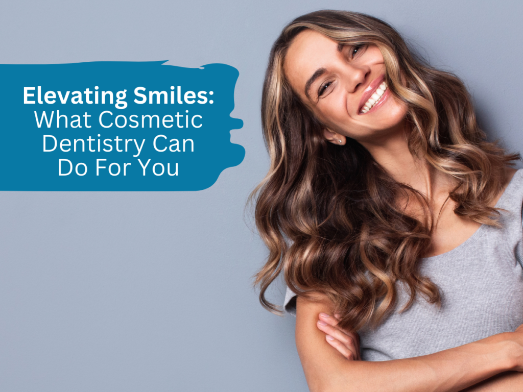 Woman showing off her new smile from cosmetic dentist Jason Downey DDS in Spring Valley, NV