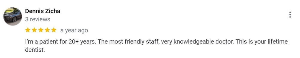 text google review